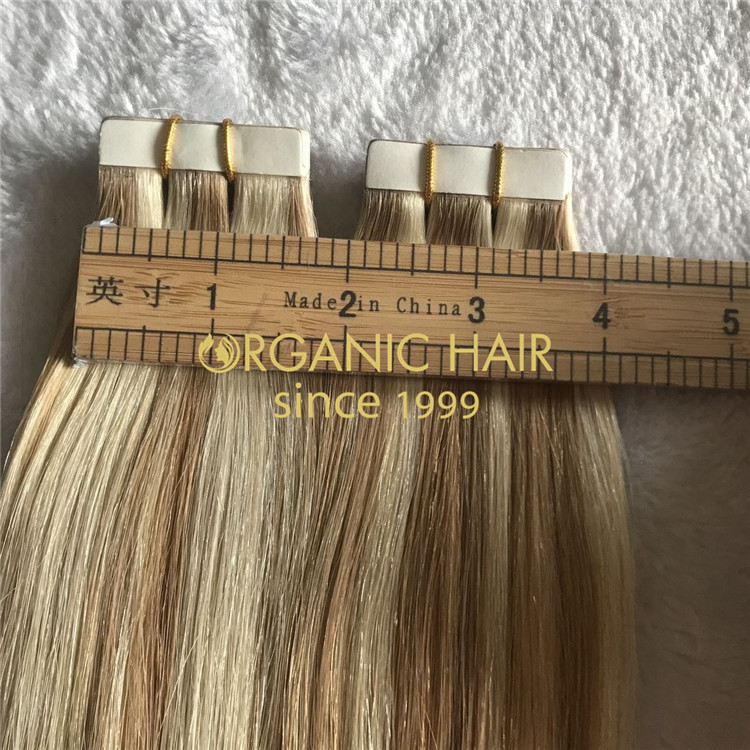 High quality tape in hair extensions color 12/60 C59